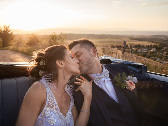 Le mariage de David et Mélanie à Rochefort-Samson, Drôme 47
