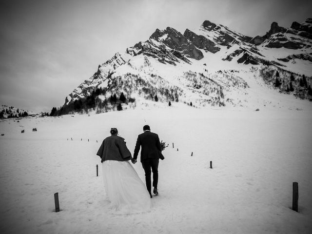 Le mariage de Julien et Cécile à La Clusaz, Haute-Savoie 1