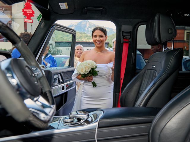 Le mariage de Salah et Zina à Genève, Genève 8