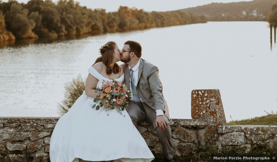 Le mariage de Julien et Caroline à La Roche-Guyon, Val-d'Oise