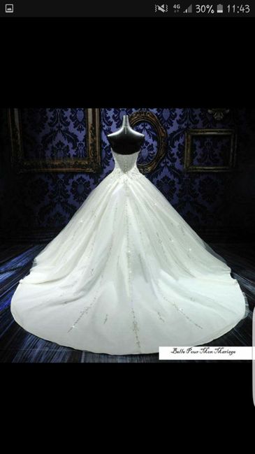 Photo de votre robe de mariée achetée sur internet 2