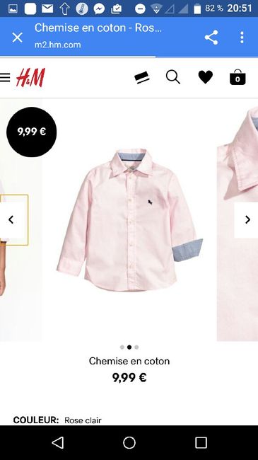 Ou trouver une chemise rose à un enfant de 2 ans - 1