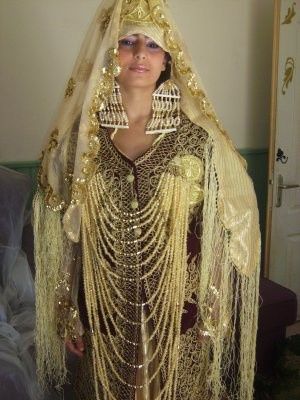 Robes traditionnelles mariage mixte: Franco-algerien 3