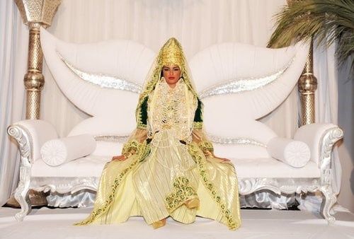 Robes traditionnelles mariage mixte: Franco-algerien 2