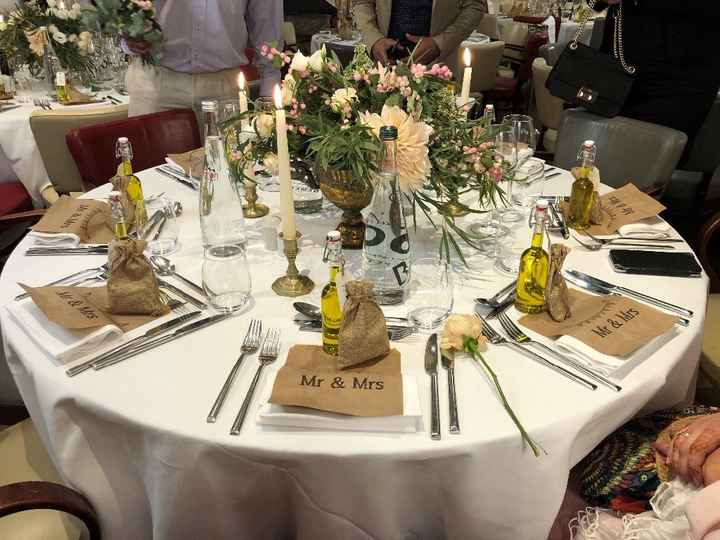 décoration de table invités