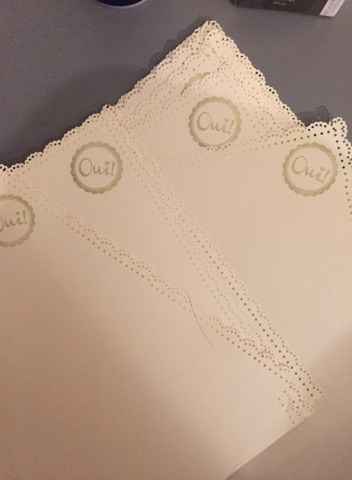 feuilles pour cornets