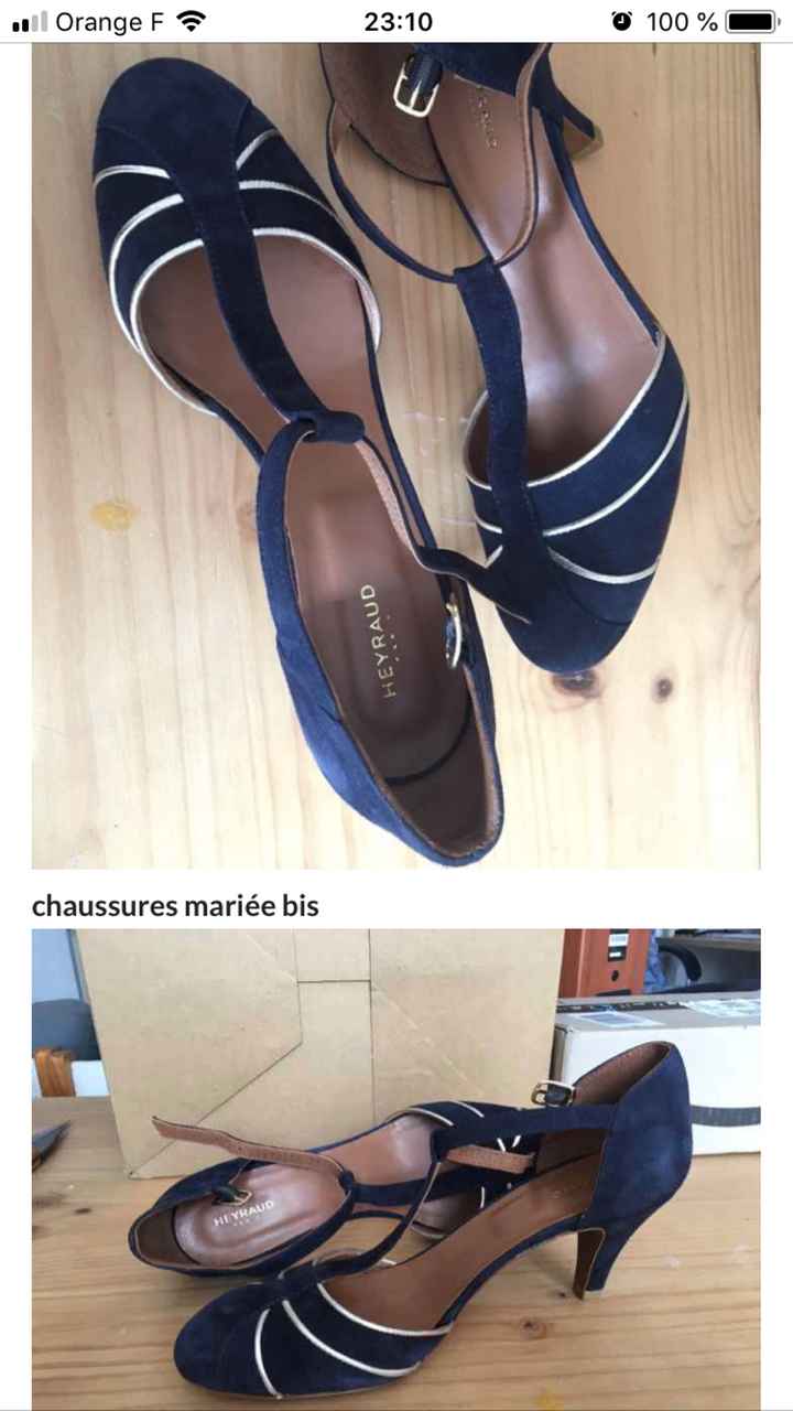 Chaussures bleues - 1
