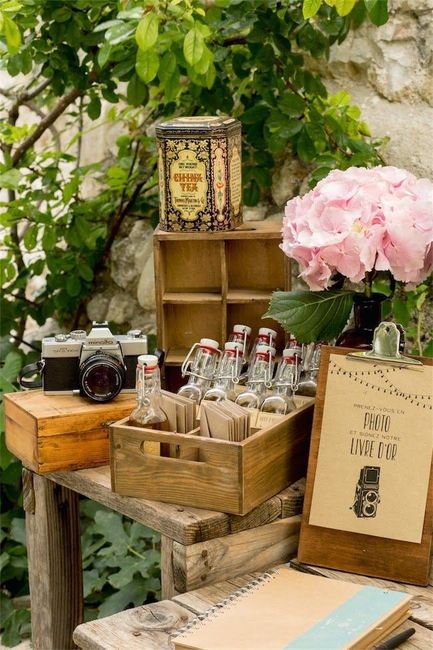 coin cadeaux invités - petits bocaux limonade ou confitures