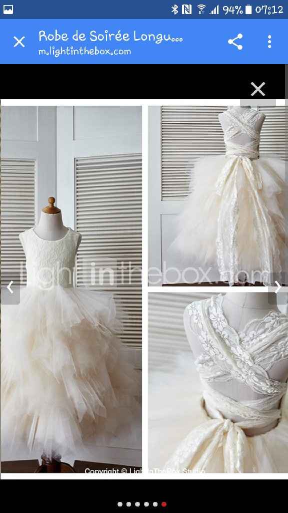 Robe de ma petite demoiselle d honneur - 1