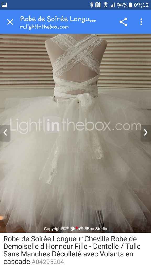 Robe de ma petite demoiselle d honneur - 2