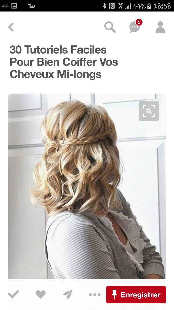 Côté coiffures y en a qui on les cheveux courts ou mi long - 1