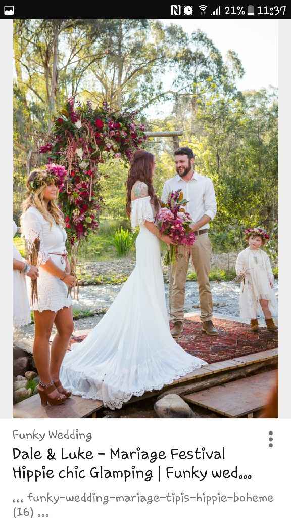 Idée mariage bohème chic - 3