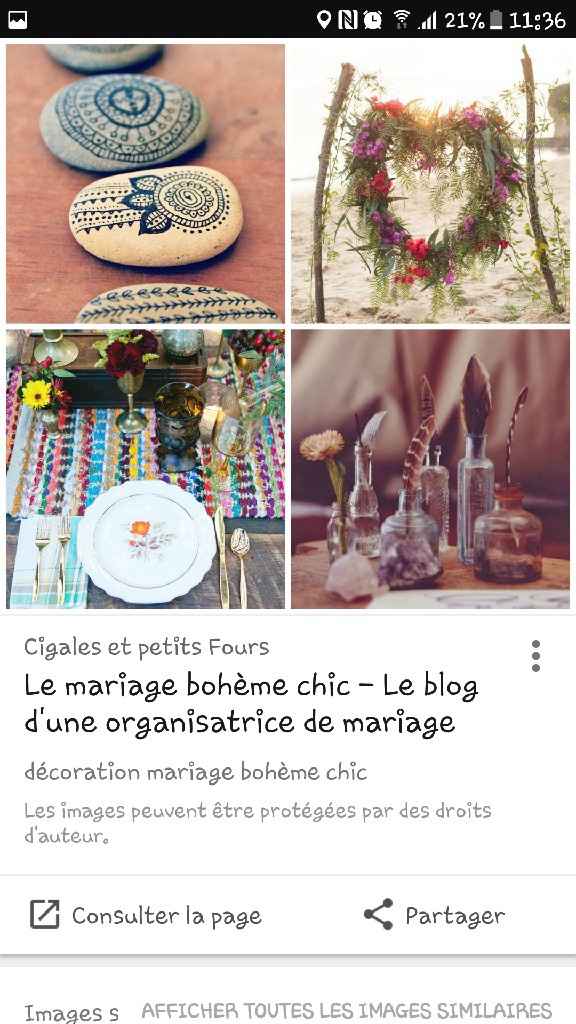 Idée mariage bohème chic - 6