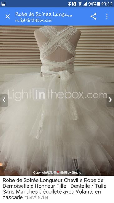 Robe de ma petite demoiselle d honneur - 2