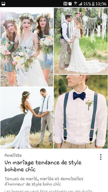 Idée mariage bohème chic - 7