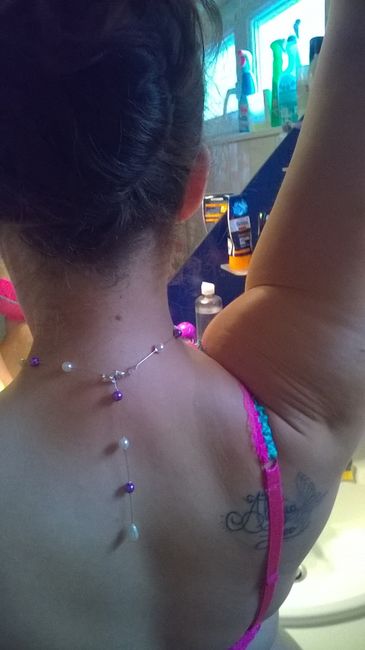 Suite du collier bijoux de dos