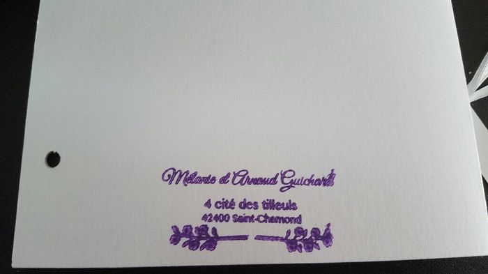 Décoration enveloppe faire-part ?? - 1