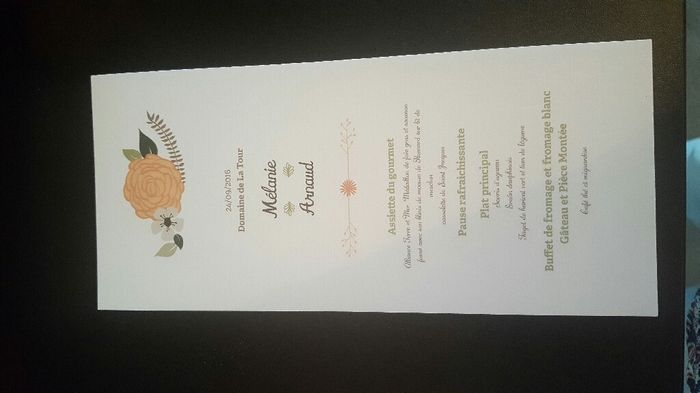 Jai reçu mes menus - 2