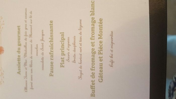 Jai reçu mes menus - 3