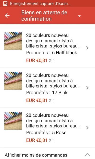Première commande - 2