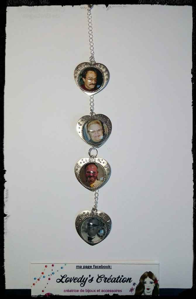 Pendentifs bouquet de mariée - 1