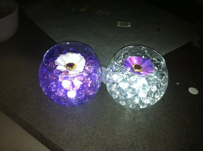 Vases martini perles d'eau et led submersibles ?! - 1