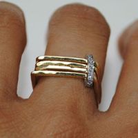 autre exemple bague carrée 3 anneaux