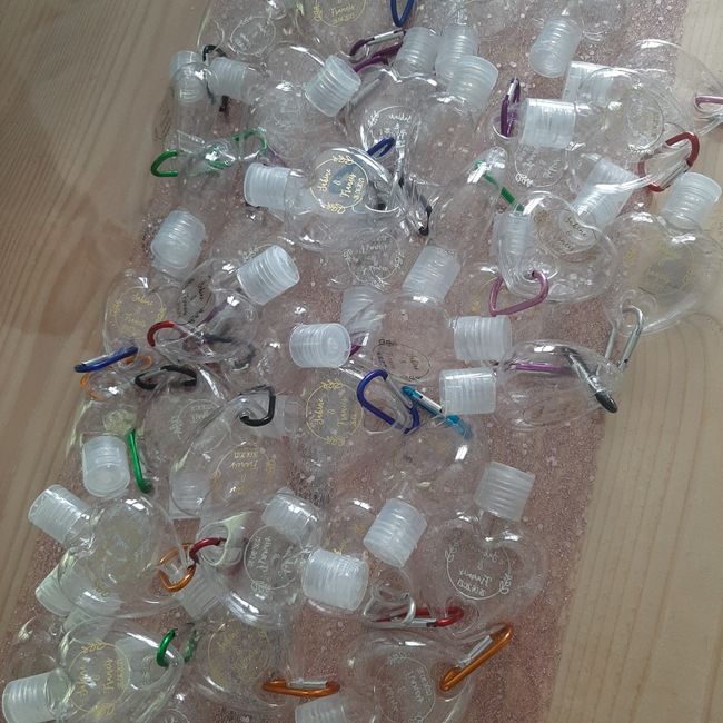 Gel hydroalcoolique pour les invités 3
