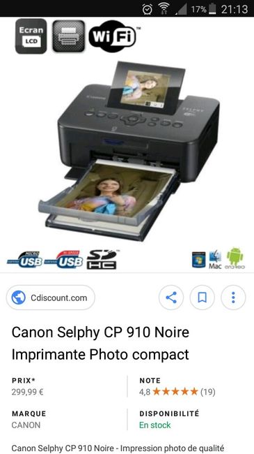 Polaroid vs imprimante photo 2