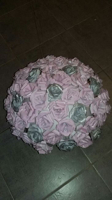 Ma boule de roses en papier - 2
