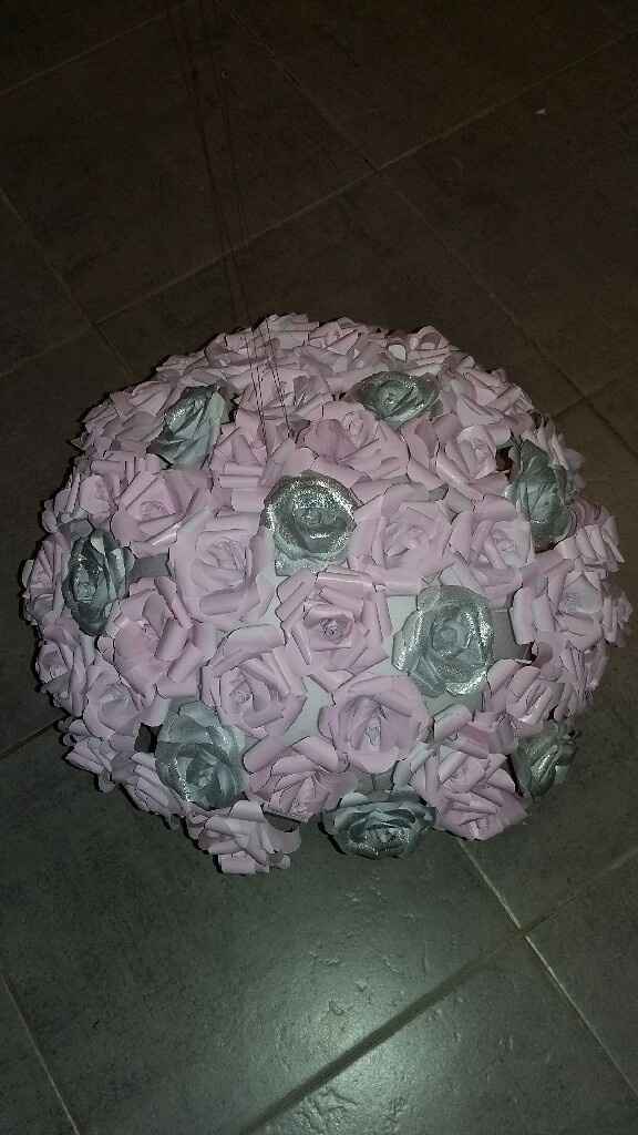 Ma boule de roses en papier - 2
