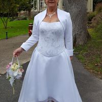 Robe de mariée courte devant longue derrière - 1
