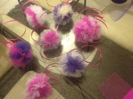 Pompons tulle