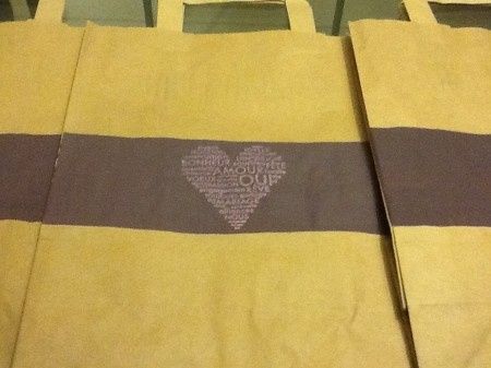 Customisation de nos sacs invités