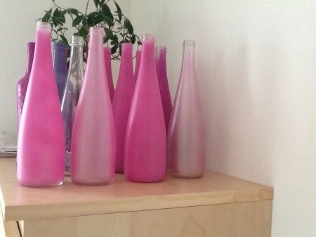 Bouteilles bombées