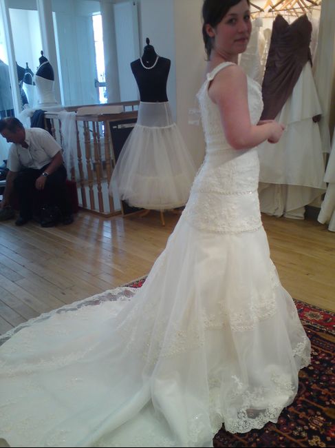 Ma robe avant retouches!