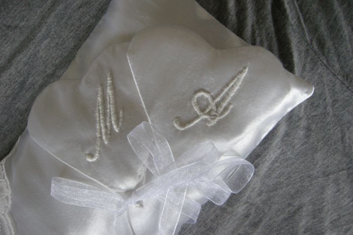 coussin d´alliances-détail