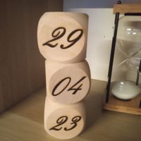 Déco de table "champêtre et jeux" - 1