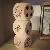 Déco de table "champêtre et jeux" - 2