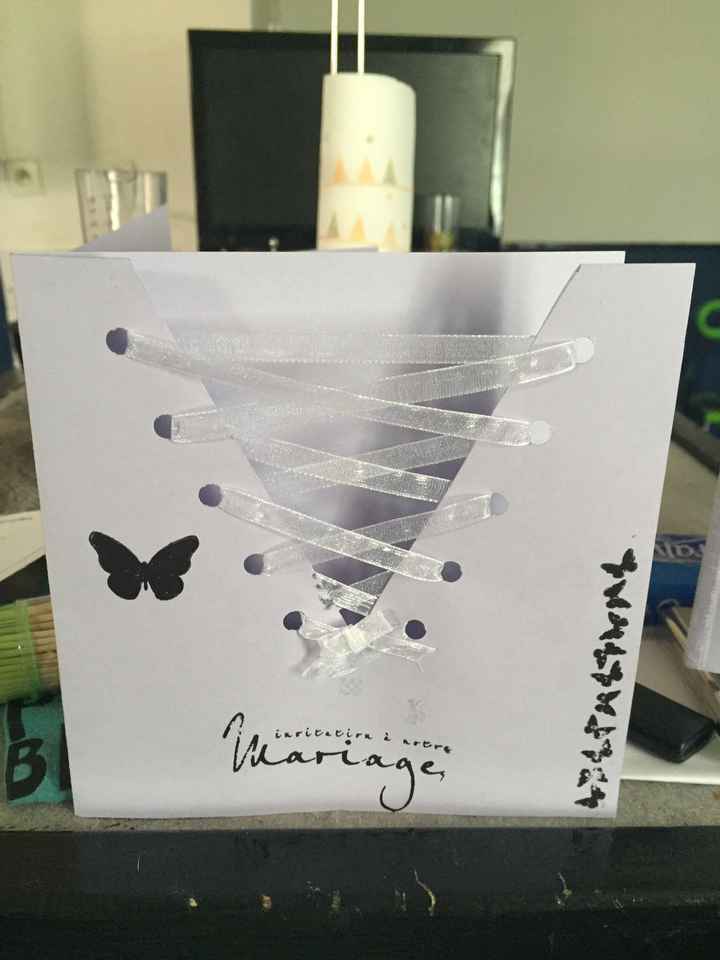 Qui as fait une faire part "laçage" - 1