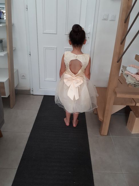 Robe champagne dos