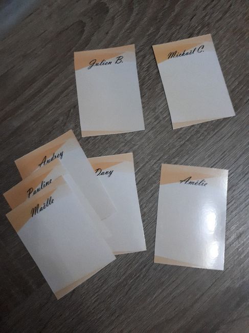 Grande réflexion marque place et pliage de serviette... - 2