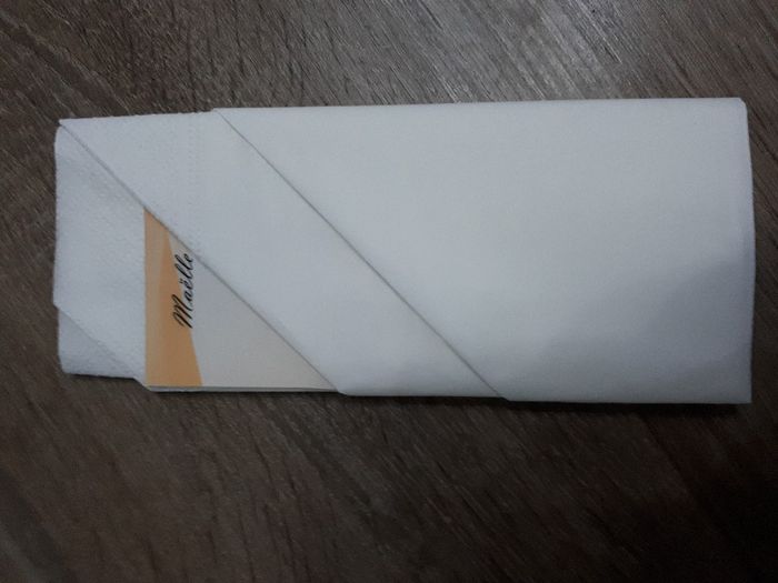 Grande réflexion marque place et pliage de serviette... - 4
