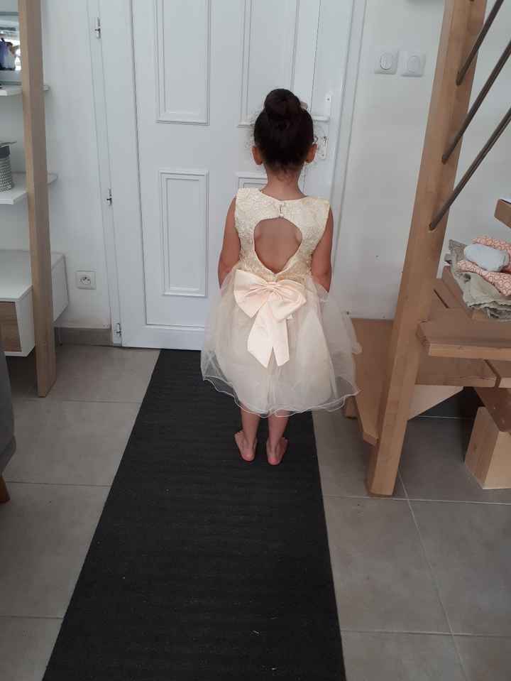 Robe champagne dos