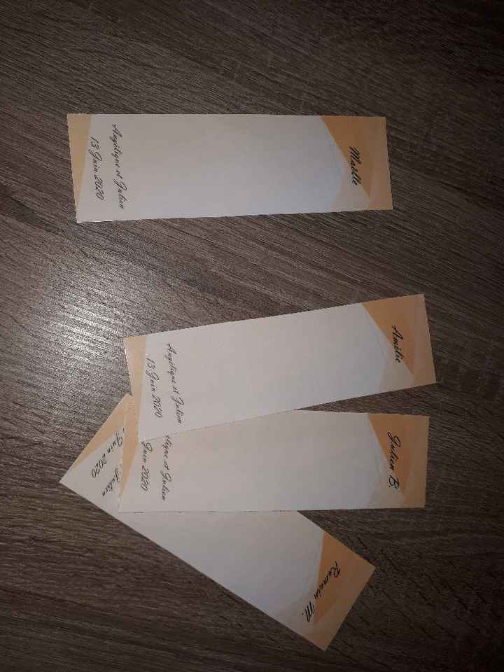 Grande réflexion marque place et pliage de serviette... - 1