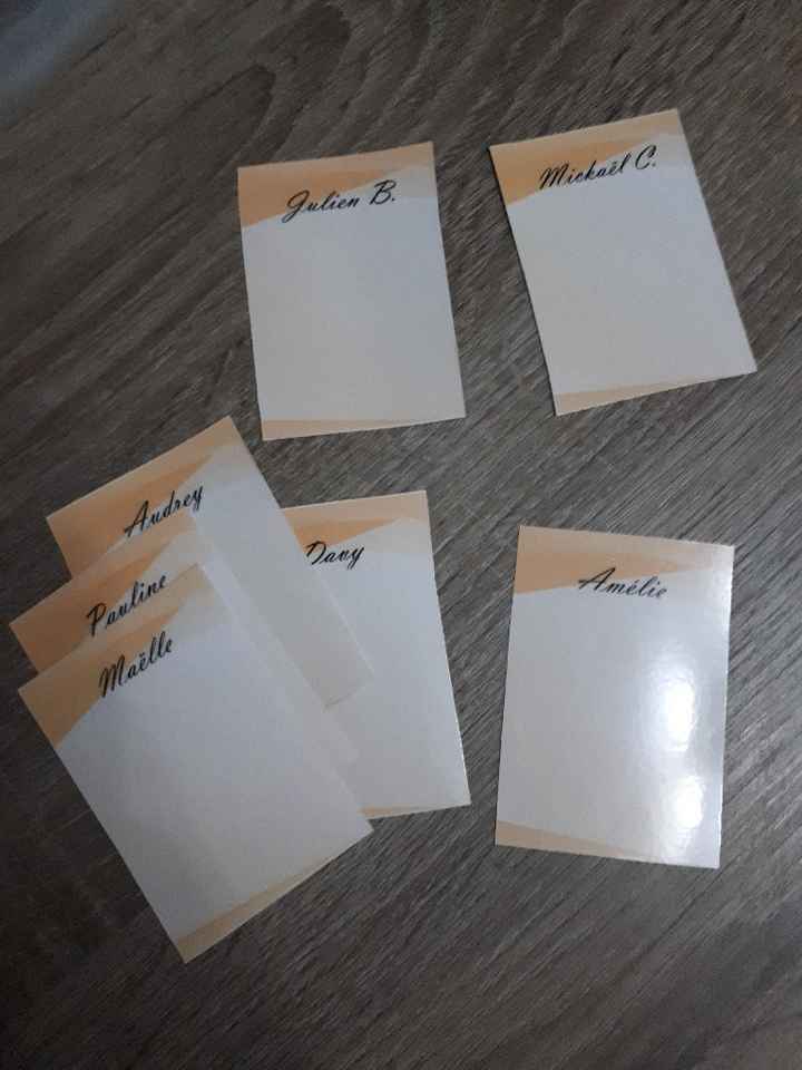 Grande réflexion marque place et pliage de serviette... - 2