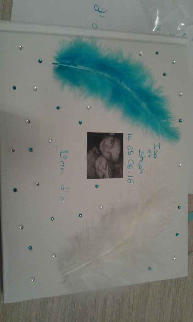 Voilà notre urne et le livre d or fait maison - 2