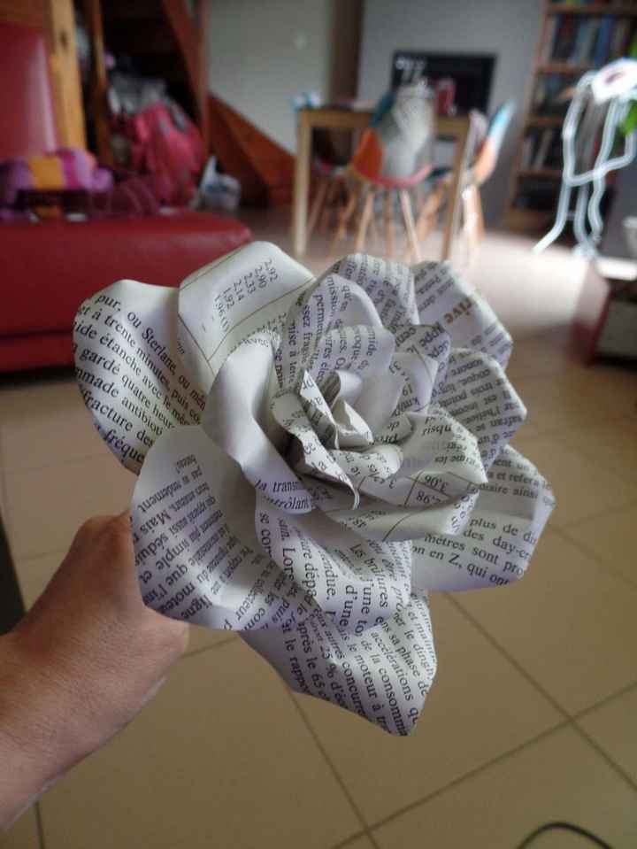 Fleur papier