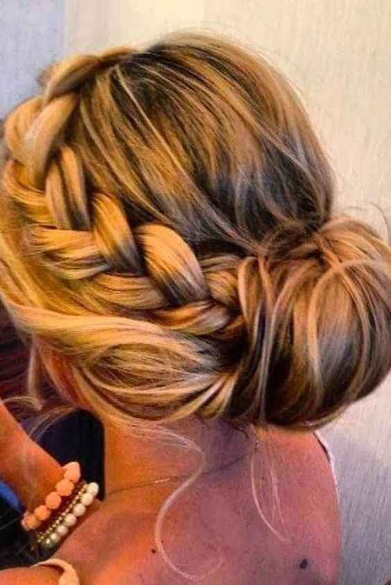 Chignon flou