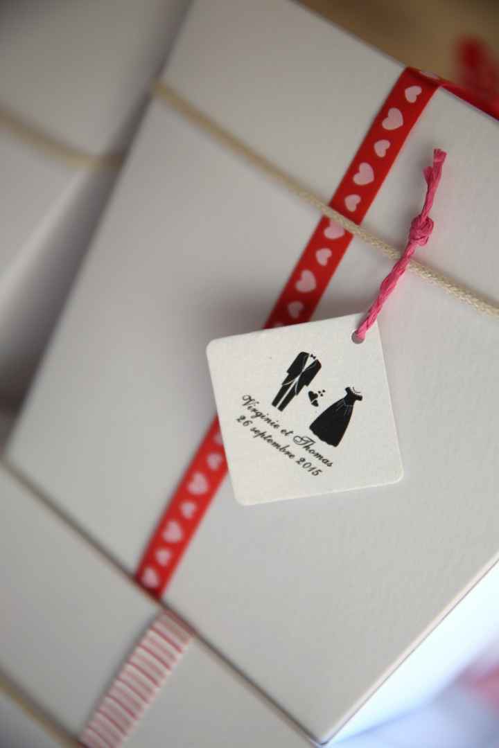 nos boîtes cadeaux pour les invités